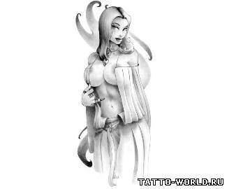 tattoo Girl,tattoo Elf,Tattoo Fey