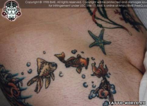 Tattoo fish,fish tattoos,tatuirovki rib,riba,tatoo,nakolk...