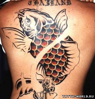 Tattoo fish,fish tattoos,tatuirovki rib,riba,tatoo,nakolk...