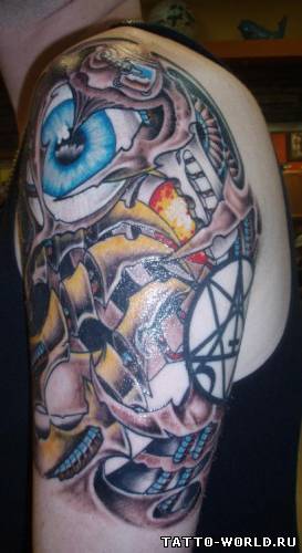 Tattoo robotd,tattoo biomexanik,tatuirovki biomexaniki, (...